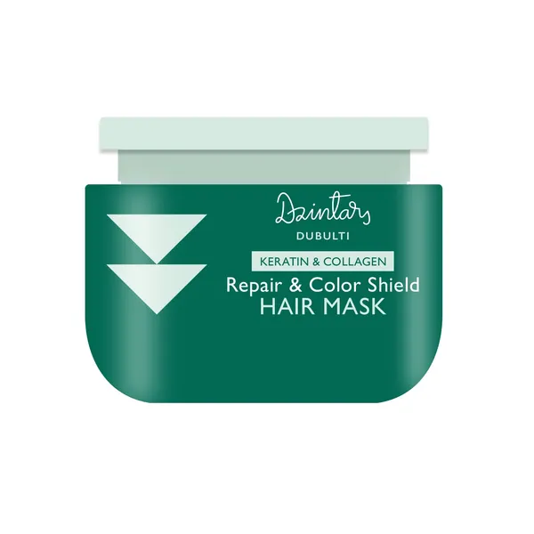 Matu maska Dzintars Dubulti atjaunojoša un krāsas aizsargājoša 250ml