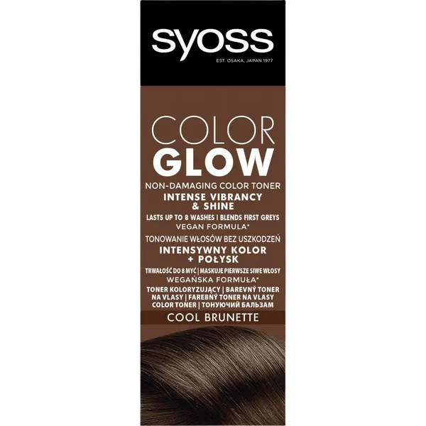 Matu krāsa Syoss Color Glow vēsi brūns 100ml