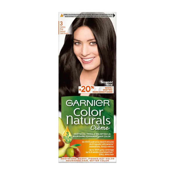 Matu krāsa Garnier color naturals nr.3