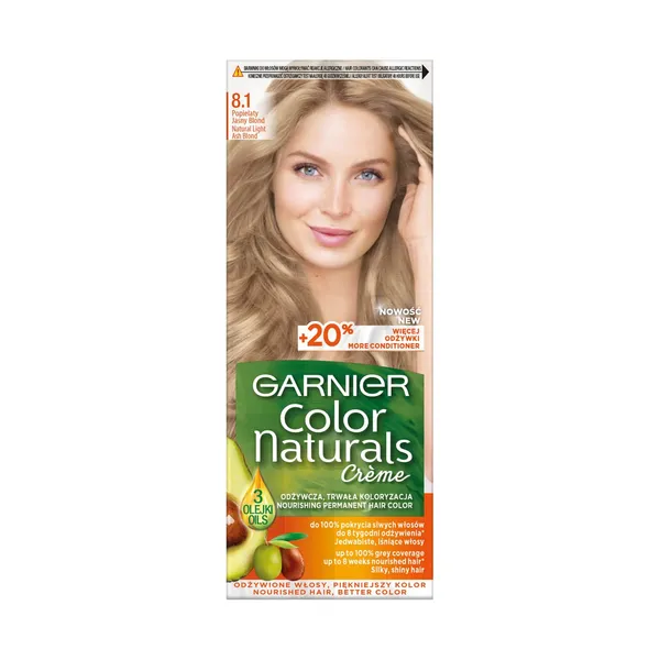 Matu krāsa GARNIER COLOR NATURALS 8.1