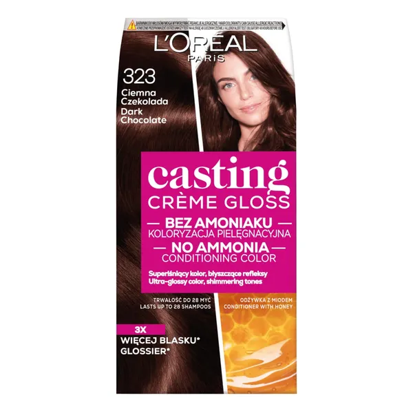 Matu krāsa Loreal casting 323