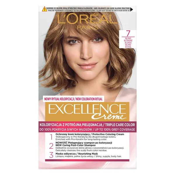 Matu krāsa Loreal excellence Nr.7
