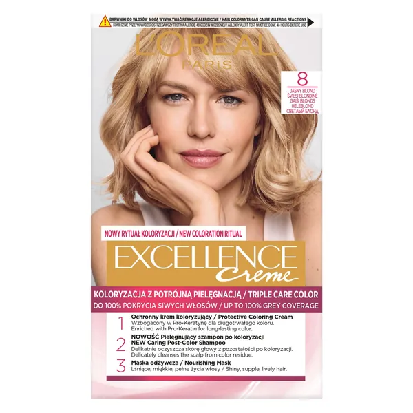 Matu krāsa Loreal Excellence Nr.8