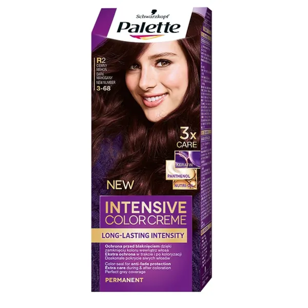 Matu krāsa Palette 3-68 Tumšs sarkankoks (R2)