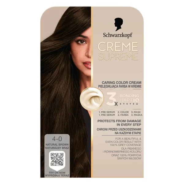 Matu krāsa SK Creme Supreme 4-0 dabiski brūns