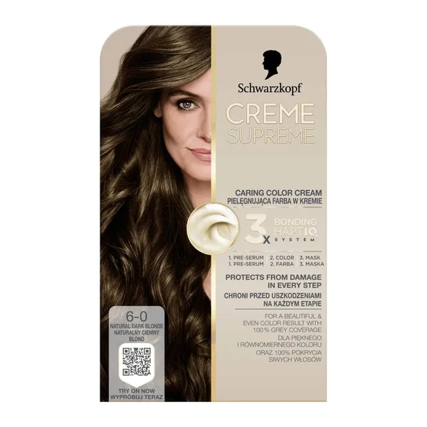 Matu krāsa SK Creme Supreme 6-0 dabiski gaiši blonds