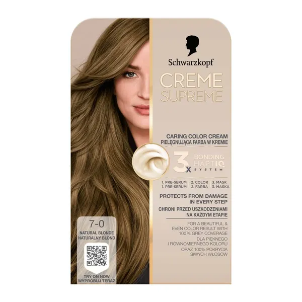 Matu krāsa SK Creme Supreme 7-0 dabiski blonds