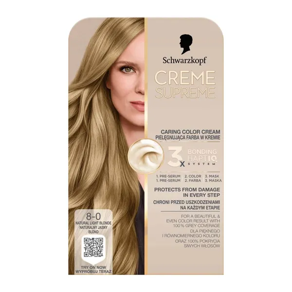 Matu krāsa SK Creme Supreme 8-0 dabiski gaiši blonds