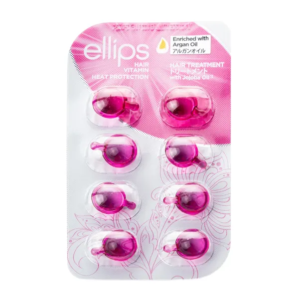 Matu vitamīni Ellips Hair Treatment bojātiem matiem 8x1ml