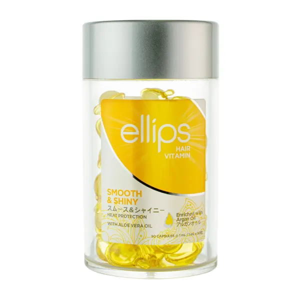 Matu vitamīni Ellips Smooth and Shiny apjoma palielināšanai 50x1ml