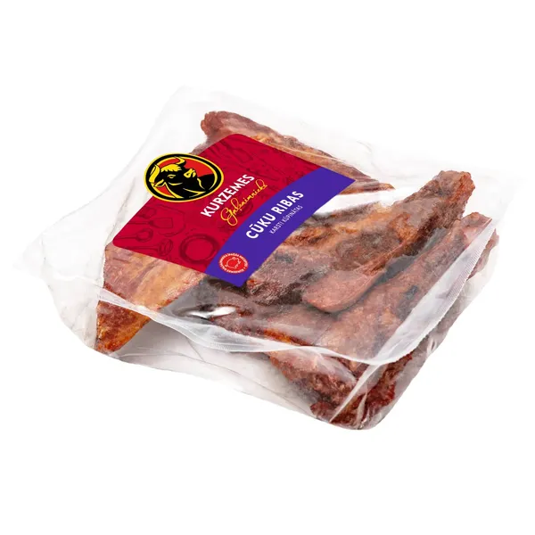 Mazās ribas kūpinātas fasētas kg