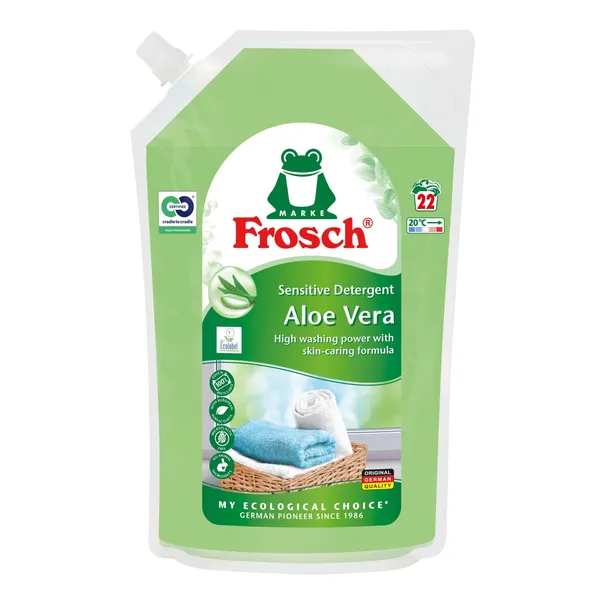 Mazgāšanas gels Frosch Aloe vera 1,5l