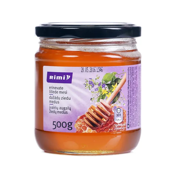 Dažādu ziedu medus Rimi, 500g