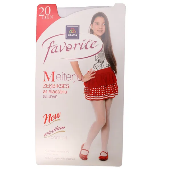 Meiteņu zeķbikses Favorite ar elastānu 20 den 51121 colored 11-12