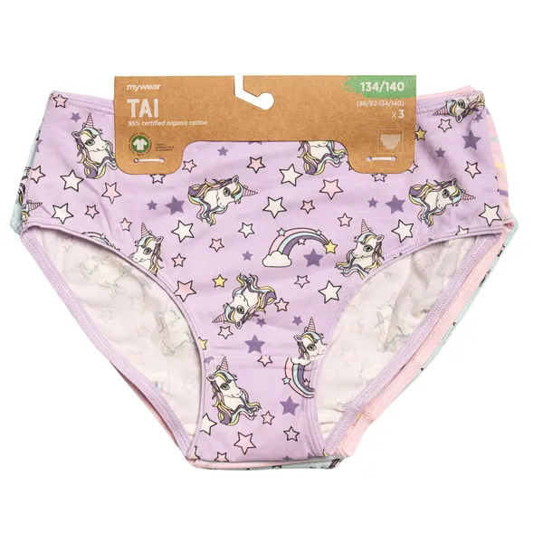 Meiteņu apakšbikses Mywear Elin Unicorn 3gab 86/92
