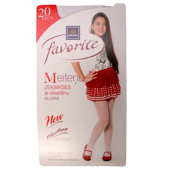 Meiteņu zeķbikses Favorite ar elastānu 20 den 51121 colored 7-8