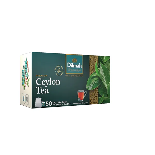Melnā tēja Dilmah premium 50x2g