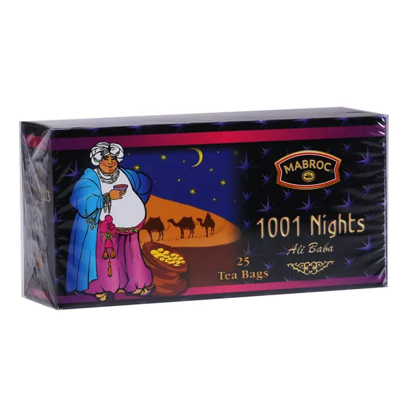 Melnā tēja Mabroc 1001 Nights 25x2g