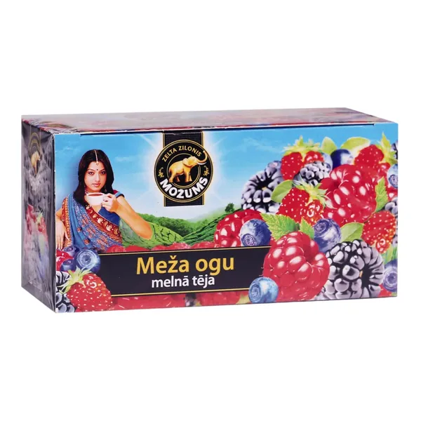 Melnā tēja Možums meža ogu aromatizētā 30g