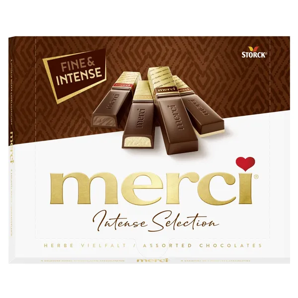 Melnās šokolādes izlase Merci 250g