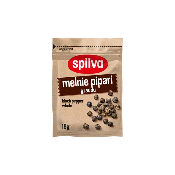 Melnie graudu pipari Spilva 18g