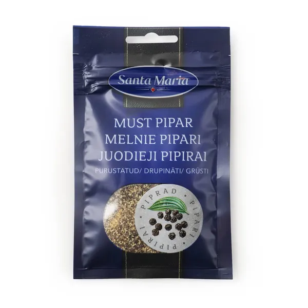 Pipari melnie drupināti 16g