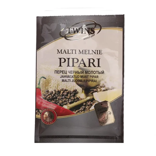 Malti melnie pipari TWINS 15g