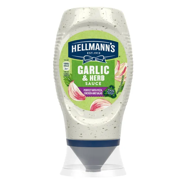Mērce Hellmanns ķiploku, zaļumu 250ml