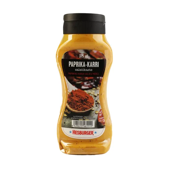 Mērce Hesburger salātiem paprikas un karija 375ml