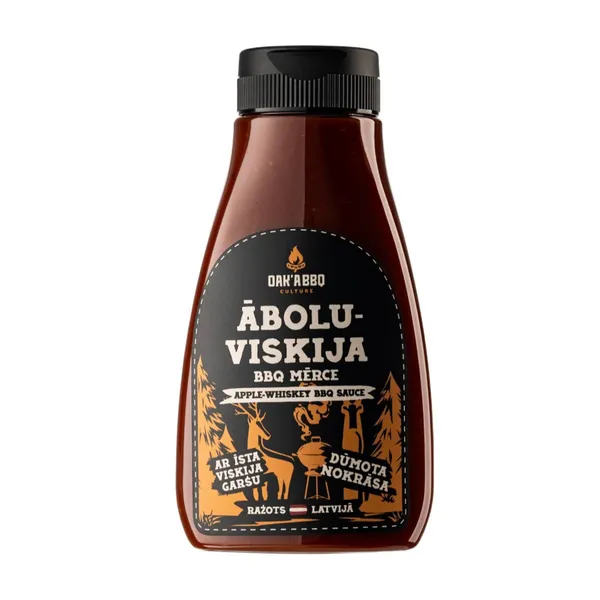 Mērce BBQ viskija-ābolu OAK'A BBQ 270g