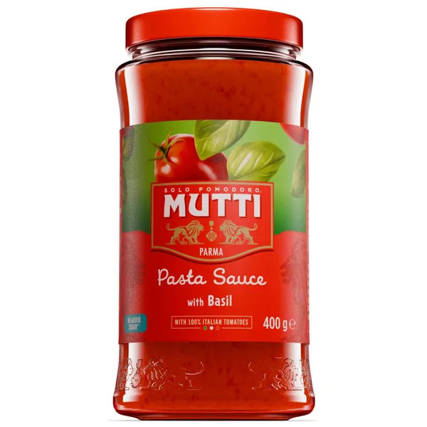 Mērce pastai Mutti ar baziliku 400g
