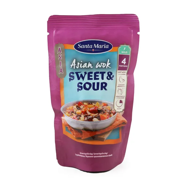 Āzijas vok mērce saldskābā 150g, Santa Maria