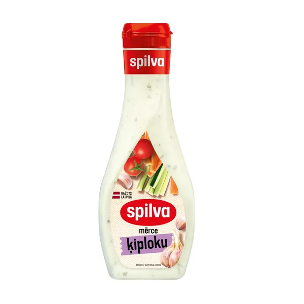 Mērce SPILVA ķiploku 375g