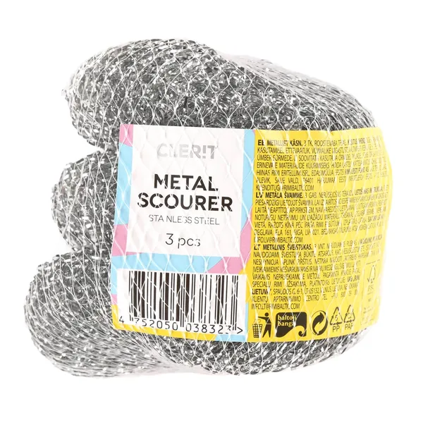Metāla švamme Clerit 3 gab.