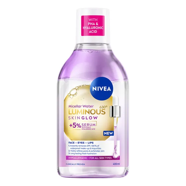 Micelārais ūdens Nivea Luminous Skin Glow 400ml