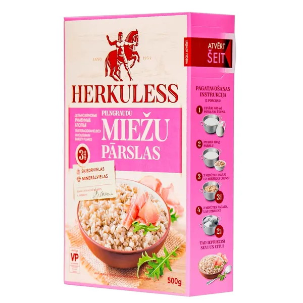 Miežu pārslas HERKULESS, 500g