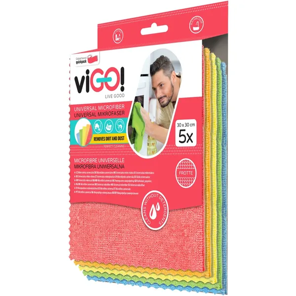 Mikrošķiedras lupatiņas Vigo! universālas 5gab