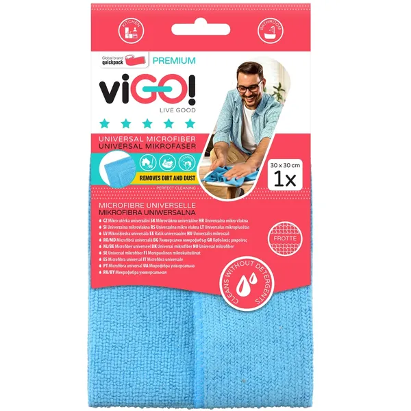 Mikrošķiedras lupatiņas Vigo! universāls 1gab