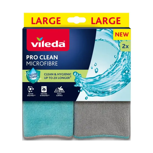 Mikrošķiedras drāna Vileda Pro Clean 2gab AW26