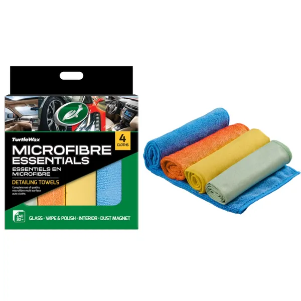 Mikrošķiedras dvielis Turtle Wax, 4gab.