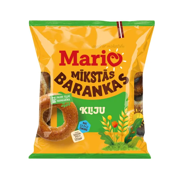 Mīkstas barankas Mario ar klijām 280g