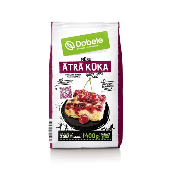 Miltu maisījums Ātrā kūka DOBELE, 400g