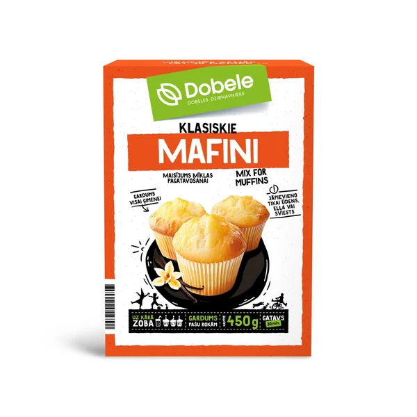 Miltu maisījums mafini DOBELE 450g