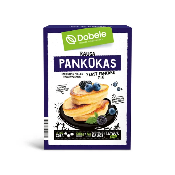 Miltu maisījums Pankūkas rauga 508g, Dobele