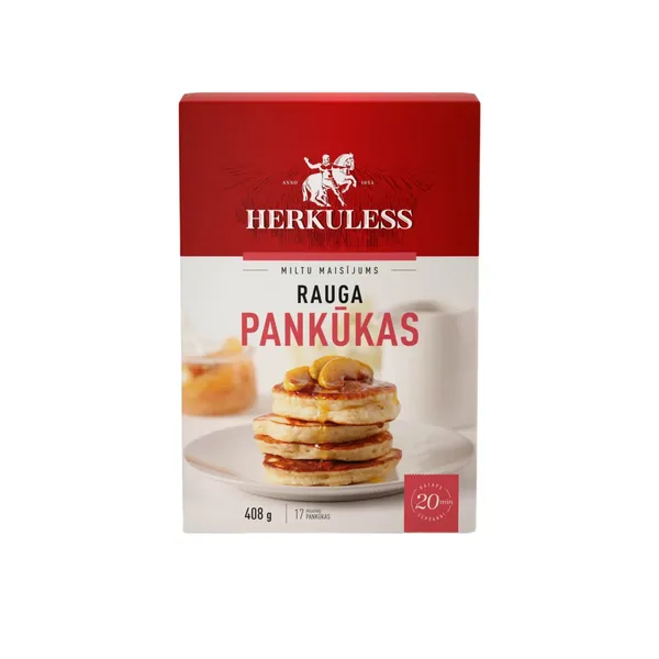Miltu maisījums Herkuless rauga pankūkas 408g