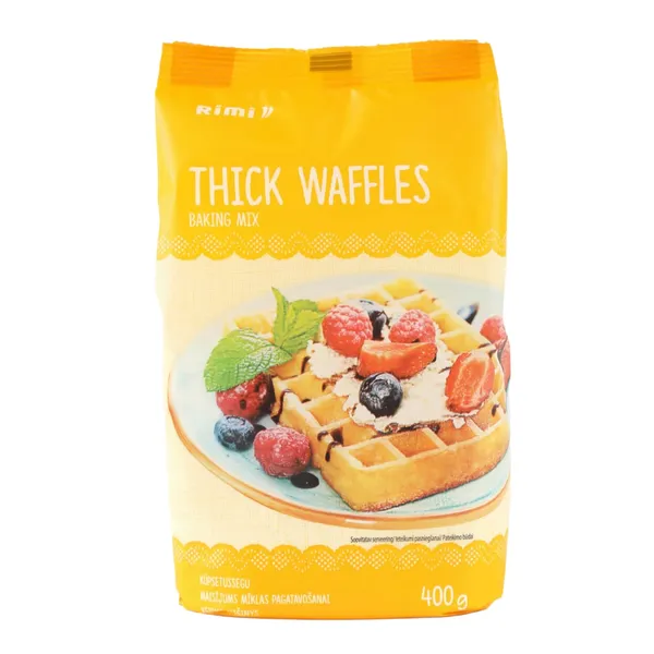 Miltu maisījums Rimi biezo vafeļu mīkla 400g
