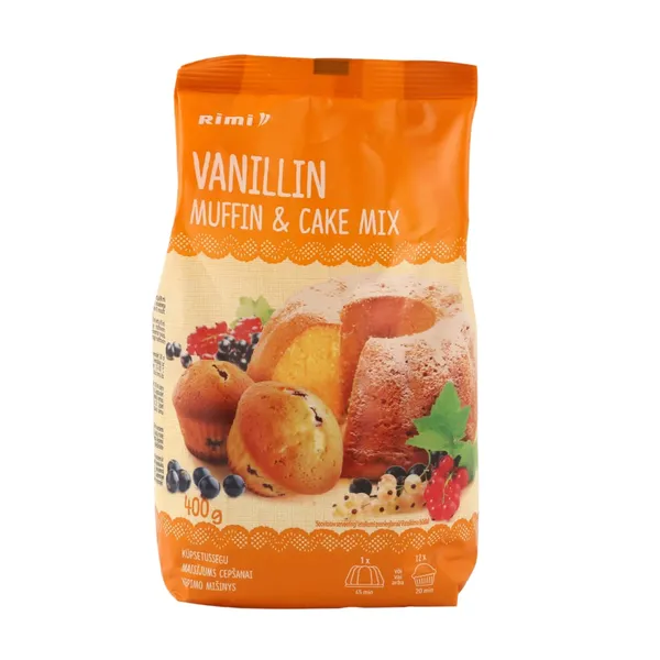 Maisījums Rimi vanilīna mafinu un kūkas cepšanai 400 g