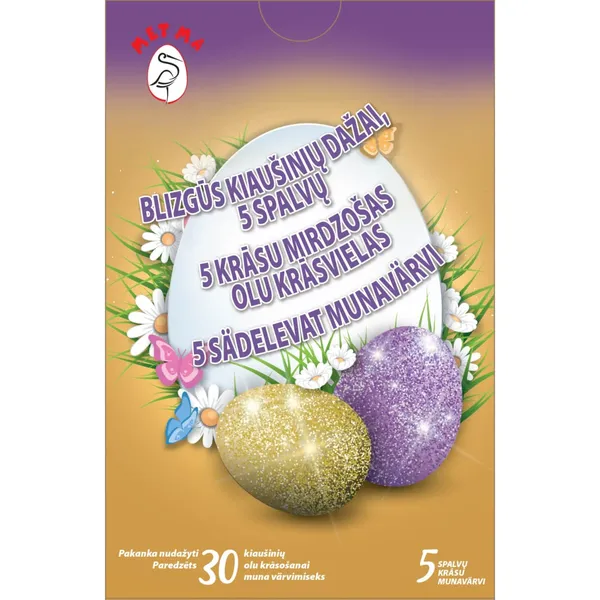 Mirdzošas olu krāsvielas 5 krāsas ES26