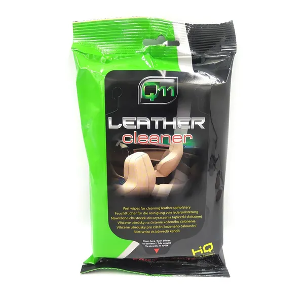 Mitrās salvetes ādas salona kopšanai