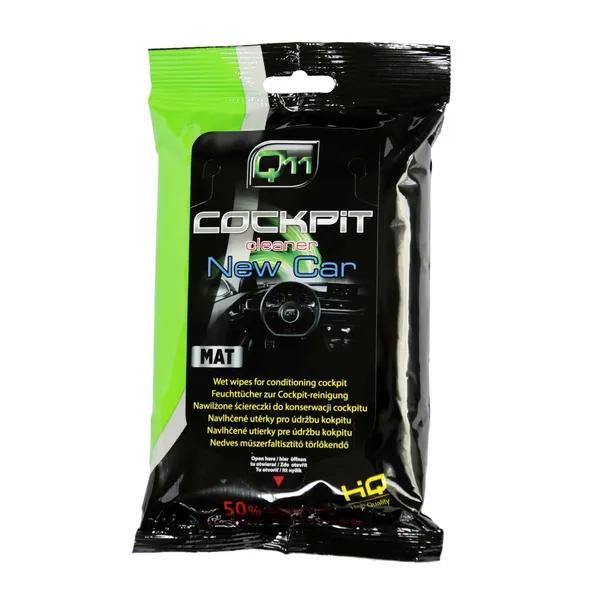 Mitrās salvetes auto paneļu kopšanai Matētas, New Car